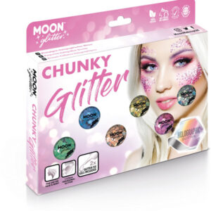 Moon Glitter Holographic Chunky Glitter, Assorted