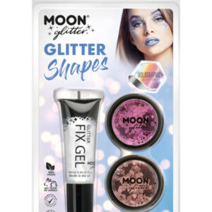 Moon Glitter Holographic Glitter Shapes,