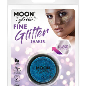 Moon Glitter Classic Fine Glitter Shakers, Blue