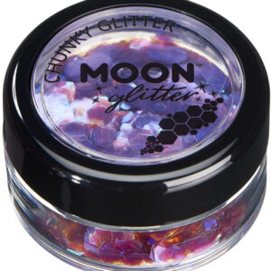 Moon Glitter Iridescent Chunky Glitter, Purple