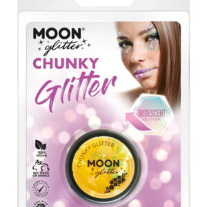 Moon Glitter Iridescent Chunky Glitter, Yellow