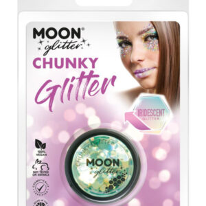 Moon Glitter Iridescent Chunky Glitter, Green