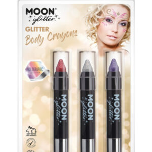 Moon Glitter Holographic Body Crayons,