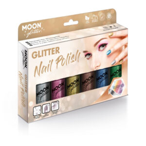 Moon Glitter Holographic Nail Polish, Assorted