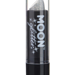 Moon Glitter Holographic Glitter Lipstick, Silver