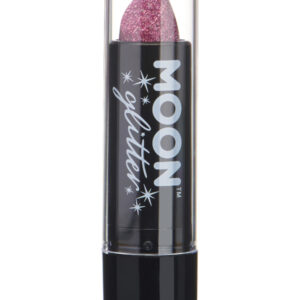 Moon Glitter Holographic Glitter Lipstick, Pink