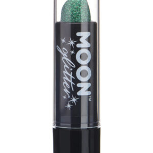 Moon Glitter Holographic Glitter Lipstick, Green