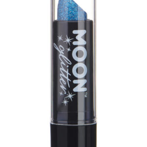 Moon Glitter Holographic Glitter Lipstick, Blue