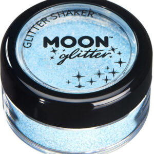 Moon Glitter Pastel Glitter Shakers, Baby Blue