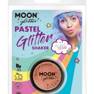 Moon Glitter Pastel Glitter Shakers, Peach