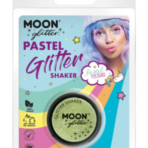Moon Glitter Pastel Glitter Shakers, Mint