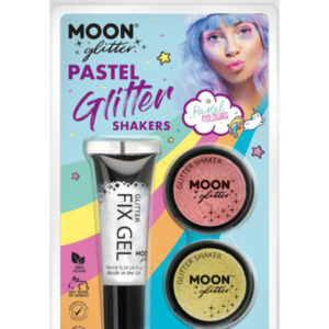 Moon Glitter Pastel Glitter Shakers,