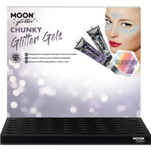 Moon Glitter Holographic Chunky Glitter Gel,