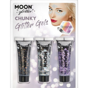 Moon Glitter Holographic Chunky Glitter Gel,