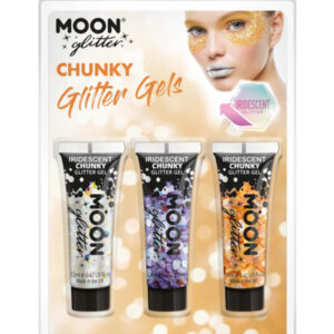 Moon Glitter Iridescent Chunky Glitter Gel,