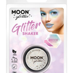 Moon Glitter Iridescent Glitter Shakers, White