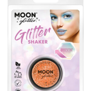 Moon Glitter Iridescent Glitter Shakers, Orange