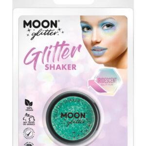 Moon Glitter Iridescent Glitter Shakers, Green