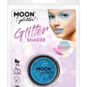 Moon Glitter Iridescent Glitter Shakers, Blue
