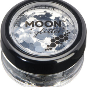 Moon Glitter Classic Chunky Glitter, Silver