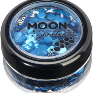 Moon Glitter Classic Chunky Glitter, Blue