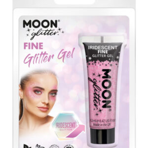 Moon Glitter Iridescent Glitter Gel, Pink