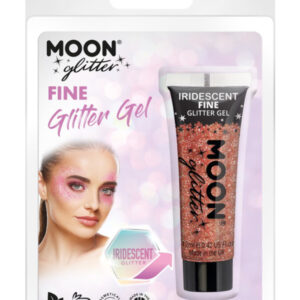 Moon Glitter Iridescent Glitter Gel, Cherry