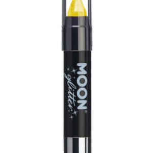 Moon Glitter Iridescent Body Crayons, Yellow