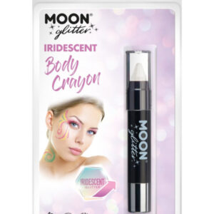 Moon Glitter Iridescent Body Crayons, White