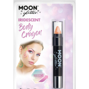 Moon Glitter Iridescent Body Crayons, Orange