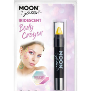Moon Glitter Iridescent Body Crayons, Yellow