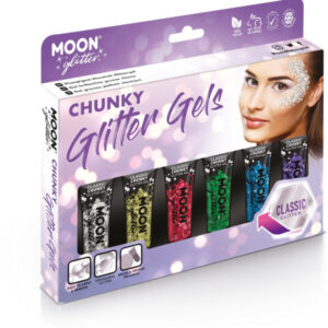 Moon Glitter Classic Chunky Glitter Gel, Assorted