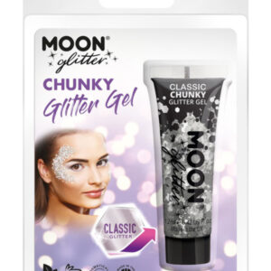 Moon Glitter Classic Chunky Glitter Gel, Silver