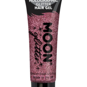 Moon Glitter Holographic Glitter Hair Gel, Pink
