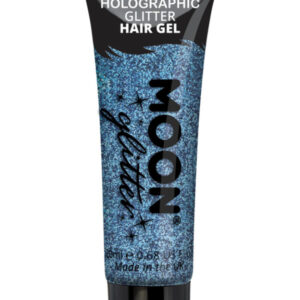 Moon Glitter Holographic Glitter Hair Gel, Blue