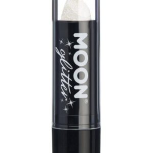 Moon Glitter Iridescent Glitter Lipstick, White
