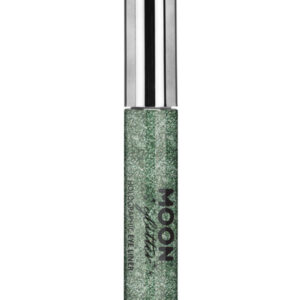 Moon Glitter Holographic Glitter Eye Liner, Green