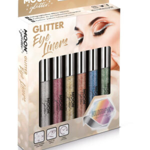 Moon Glitter Holographic Glitter Eye Liner, Assort