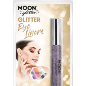 Moon Glitter Holographic Glitter Eye Liner, Purple