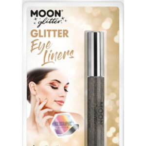 Moon Glitter Holographic Glitter Eye Liner, Black