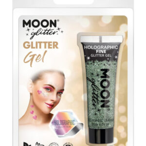 Moon Glitter Holographic Fine Glitter Gel, Green