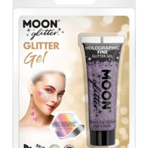 Moon Glitter Holographic Fine Glitter Gel, Purple