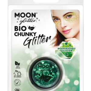 Moon Glitter Bio Chunky Glitter, Green