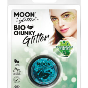 Moon Glitter Bio Chunky Glitter, Blue