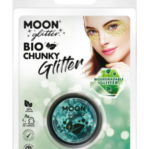 Moon Glitter Bio Chunky Glitter, Turquoise