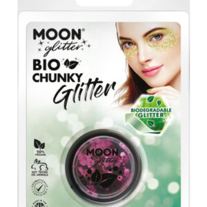 Moon Glitter Bio Chunky Glitter, Dark Rose