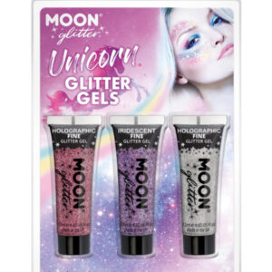 Moon Glitter Themed Clamshells, Pink