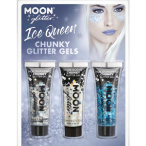 Moon Glitter Themed Clamshells, White