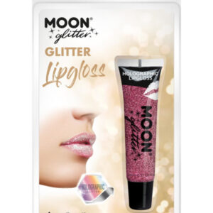 Moon Glitter Holographic Glitter Lipgloss, Pink