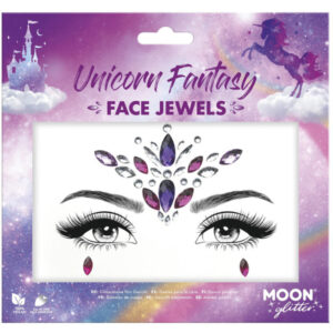 Moon Glitter Face Jewels, Unicorn Fantasy